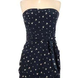 Club Monaco strapless floral dress